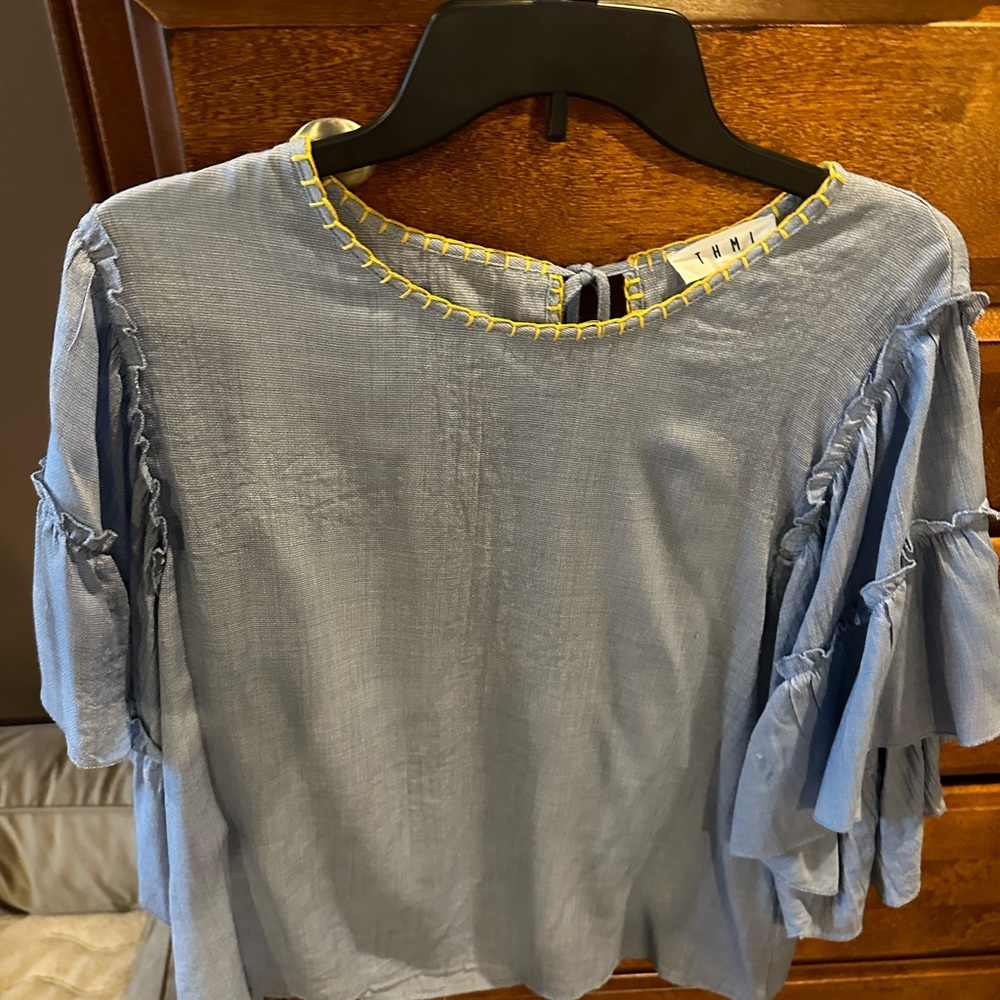 Womens 3/4 sleeve blouse